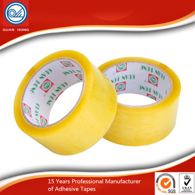 Китай Защита среды желтоватые 60m ленты изготовленной на заказ обеспеченностью BOPP упаковывая поставщик